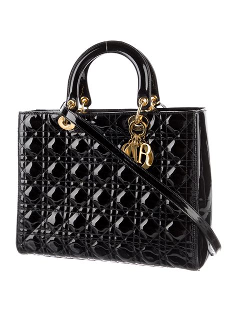 patent dior bag|christian dior patent cannage.